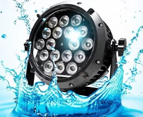 屋外 RGBW DMX LED パールライト 防水 18pcs*10w 結婚式用