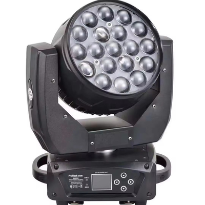 サポートディマー はい 19pcs ビッグ ミツバチの目 LED 移動ヘッドビーム DJ機器のためのライト