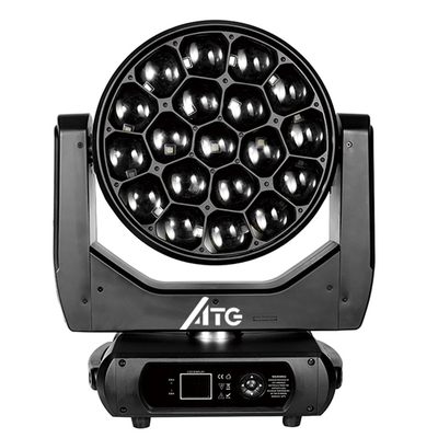 DMX512ステージ照明 DJ照明設備 19*20W Bee Eye Zoom 移動ヘッドライト イベントステージ 結婚式ディスコ